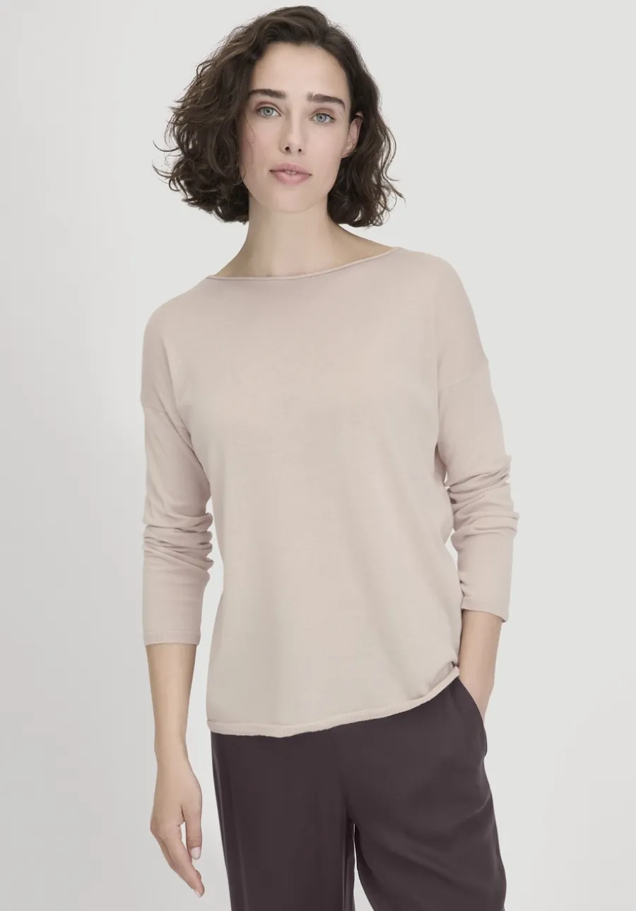 Strick Pullover Oversize aus TENCEL™ Lyocell mit Bio-Baumwolle von hessnatur