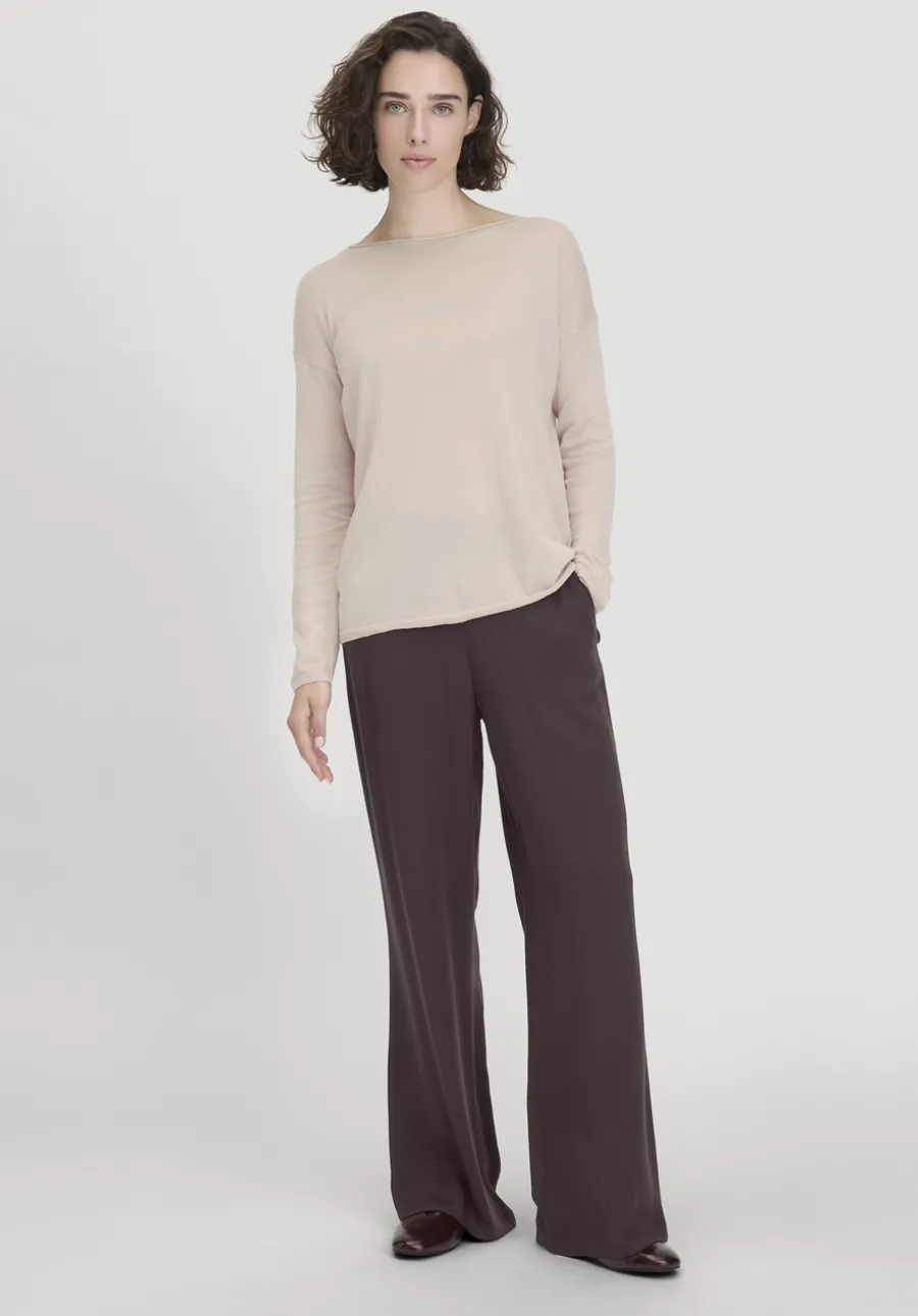 Strick Pullover Oversize aus TENCEL™ Lyocell mit Bio-Baumwolle von hessnatur
