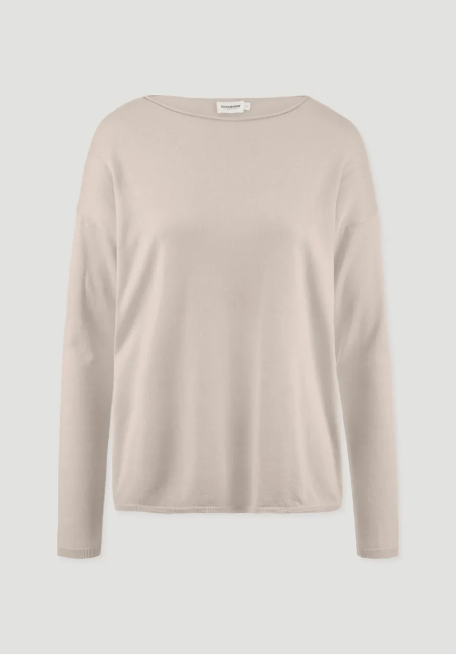 Strick Pullover Oversize aus TENCEL™ Lyocell mit Bio-Baumwolle von hessnatur