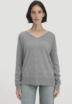 Strick Pullover Oversized aus Bio-Merinowolle mit Cashmere von hessnatur