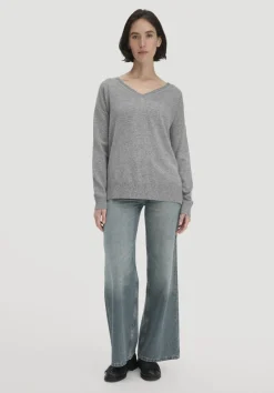 Strick Pullover Oversized aus Bio-Merinowolle mit Cashmere von hessnatur