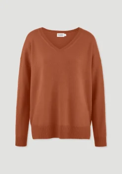 Strick Pullover Oversized aus Bio-Merinowolle mit Cashmere von hessnatur