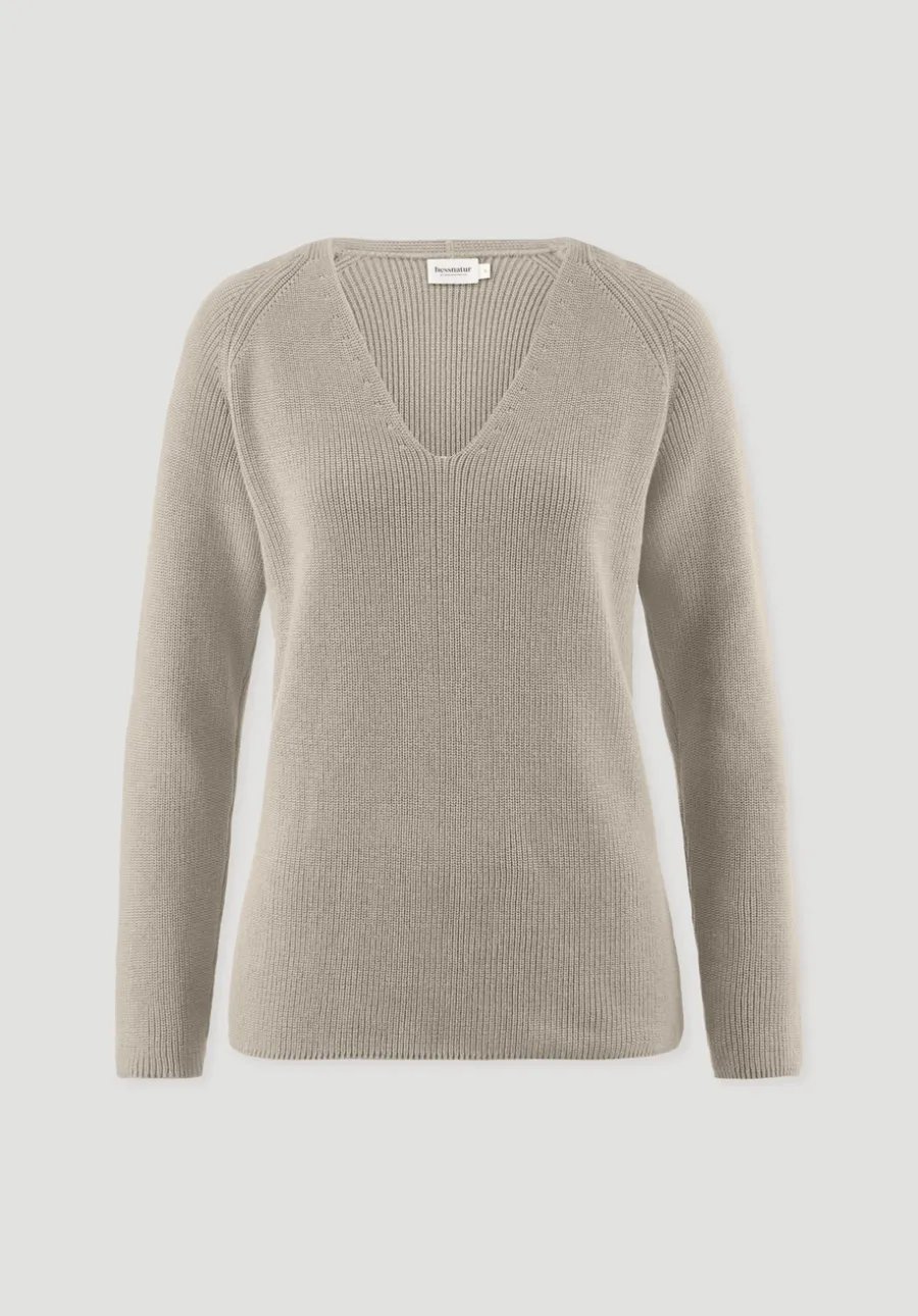 Strick Pullover Regular aus reiner Bio-Baumwolle von hessnatur