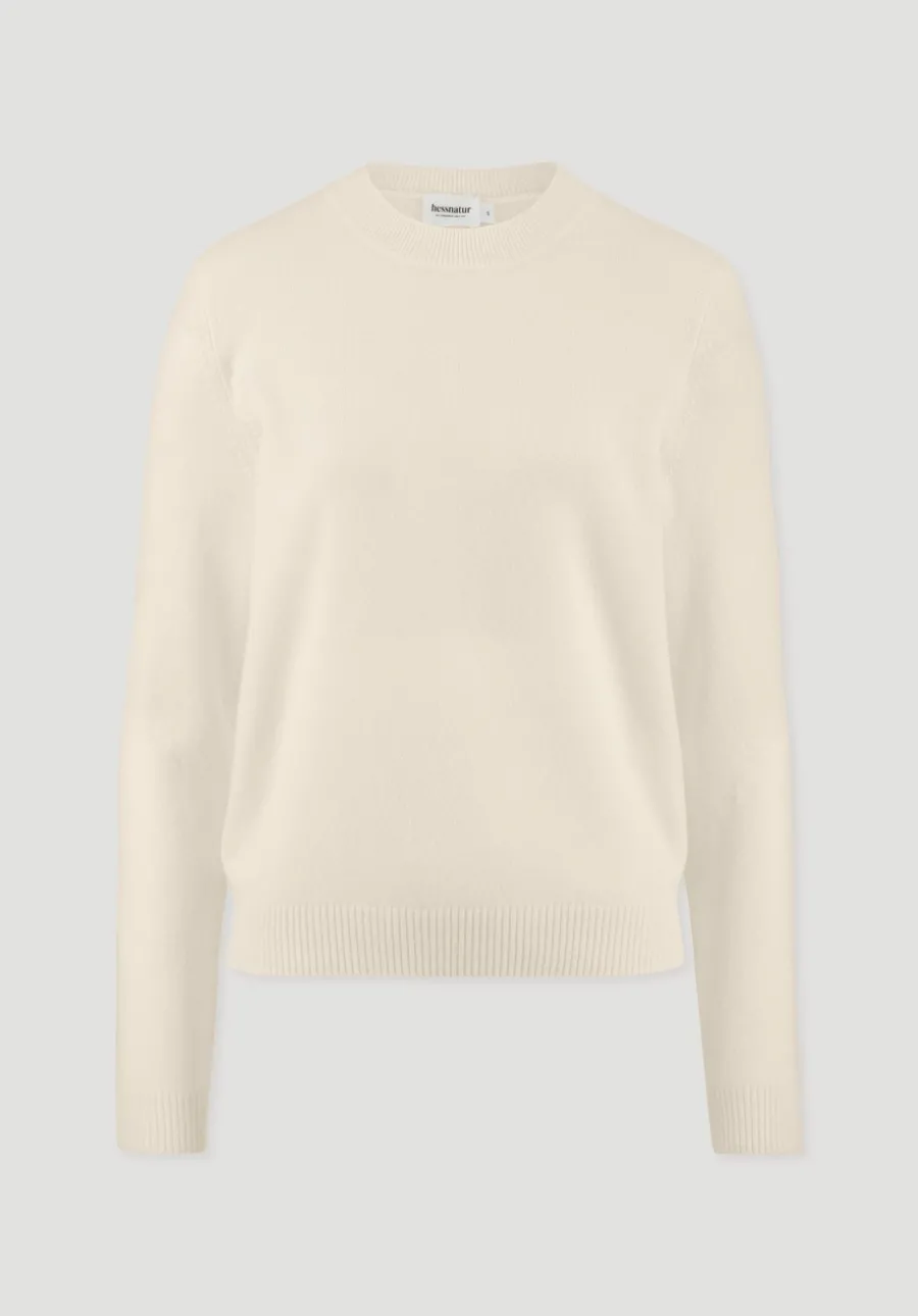 Strick Pullover Regular aus Bio-Merinowolle mit Cashmere von hessnatur
