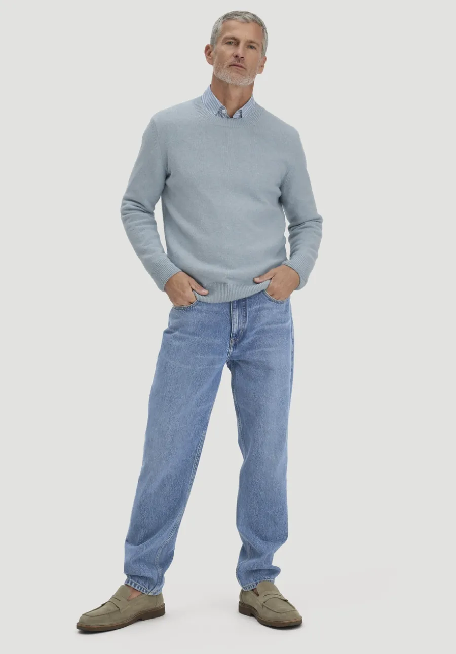 Strick Pullover Regular aus Bio-Merinowolle mit Bio-Baumwolle von hessnatur