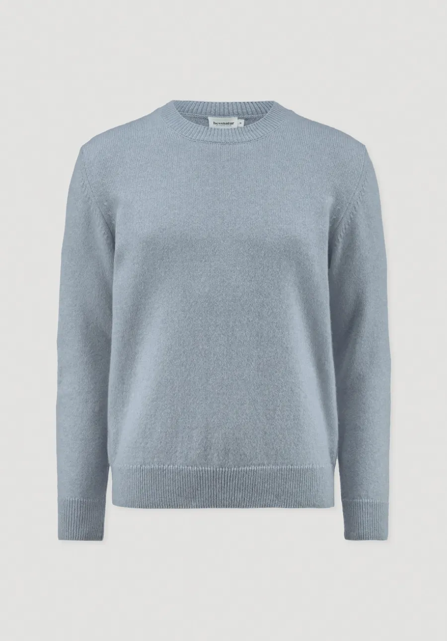 Strick Pullover Regular aus Bio-Merinowolle mit Bio-Baumwolle von hessnatur