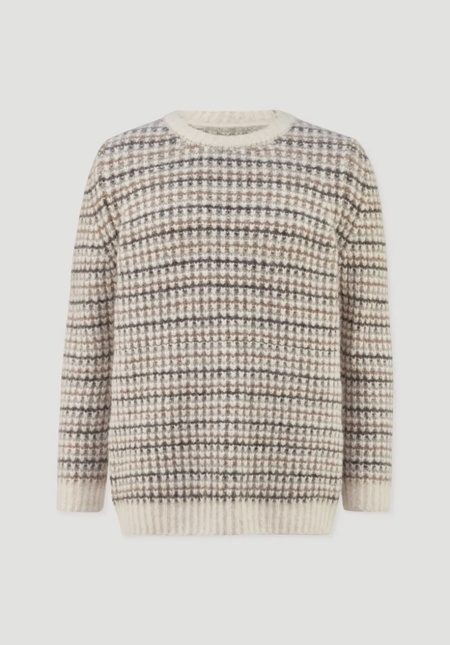 Strick Pullover Regular aus Alpaka mit Bio-Baumolle von hessnatur