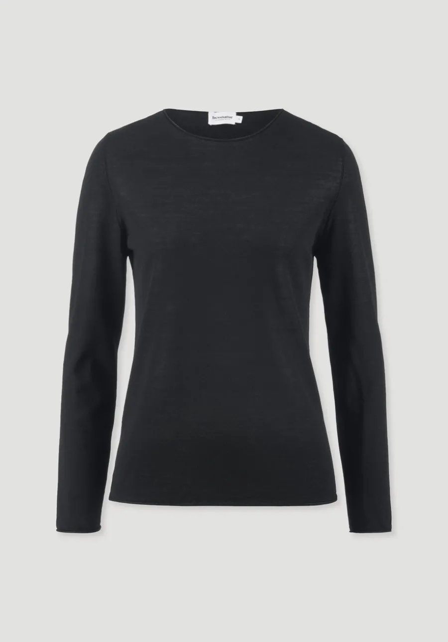 Strick Pullover Regular aus reiner Bio-Merinowolle von hessnatur