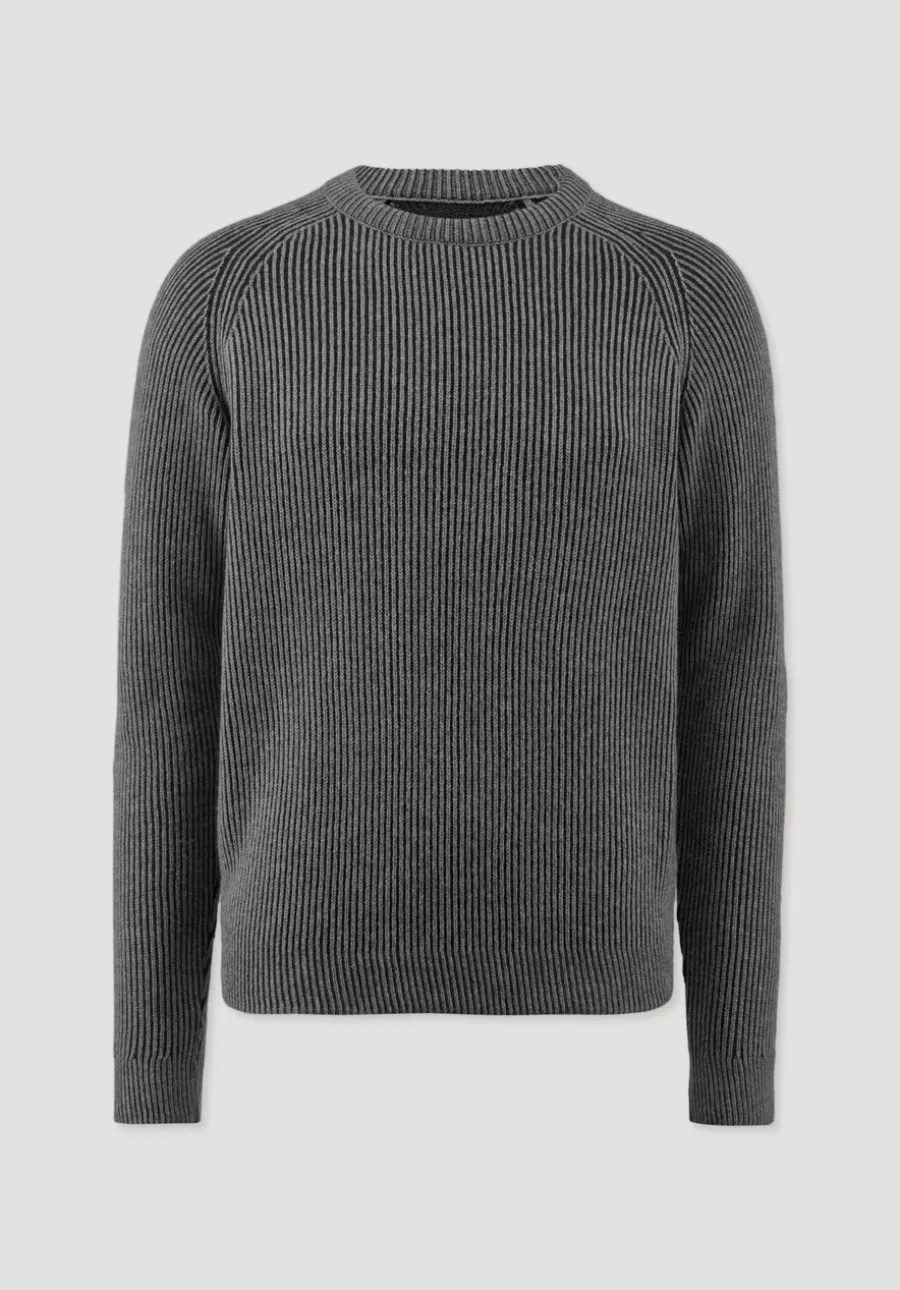 Strick Pullover Regular aus Bio-Baumwolle mit Bio-Merinowolle von hessnatur