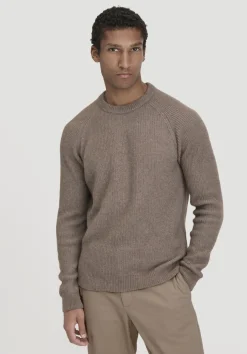 Strick Pullover Regular aus Bio-Baumwolle mit Bio-Merinowolle von hessnatur