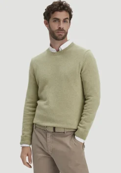 Strick Pullover Regular aus Bio-Merinowolle mit Bio-Baumwolle von hessnatur