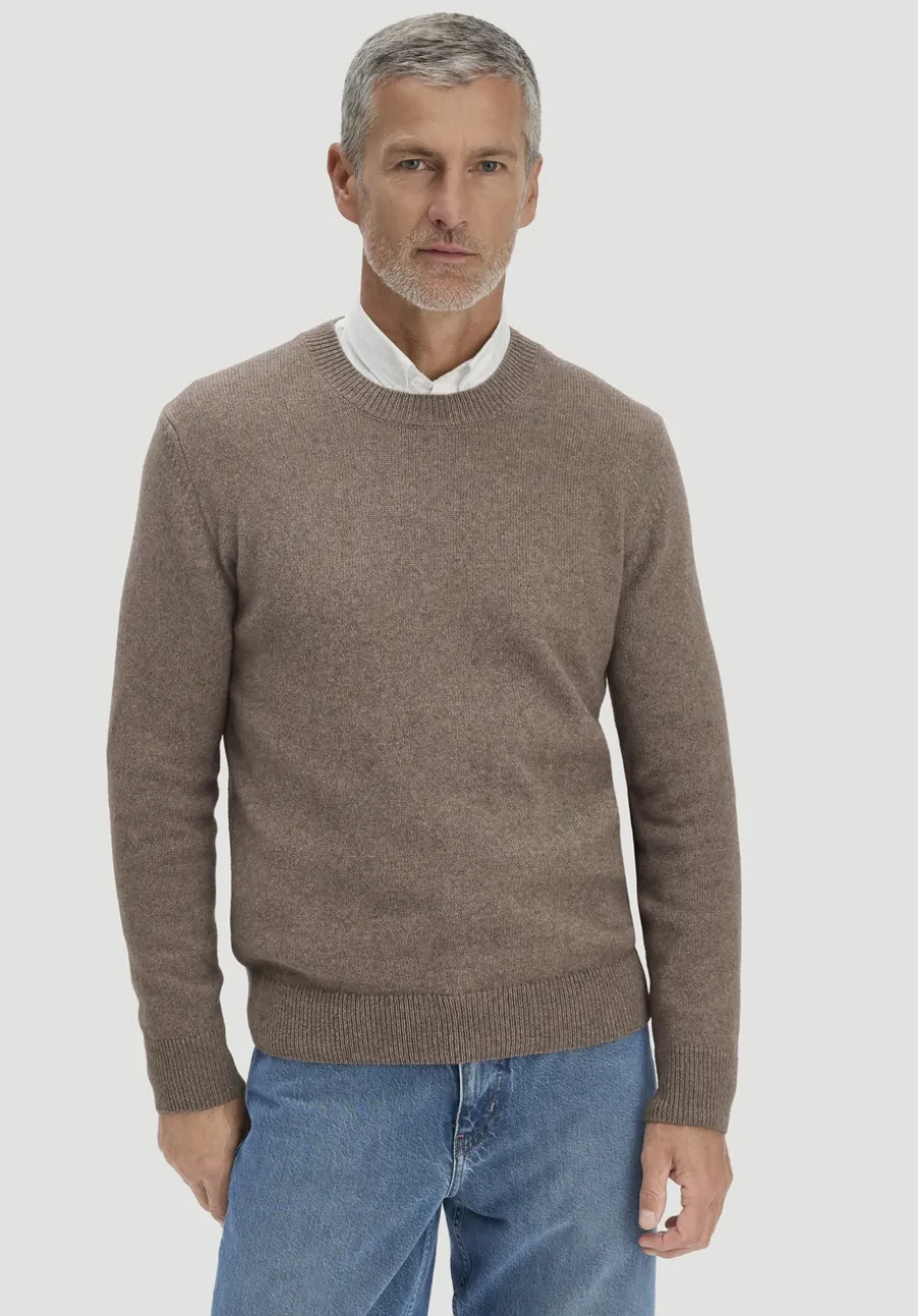 Strick Pullover Regular aus Bio-Merinowolle mit Bio-Baumwolle von hessnatur