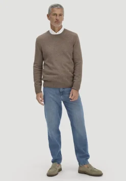 Strick Pullover Regular aus Bio-Merinowolle mit Bio-Baumwolle von hessnatur