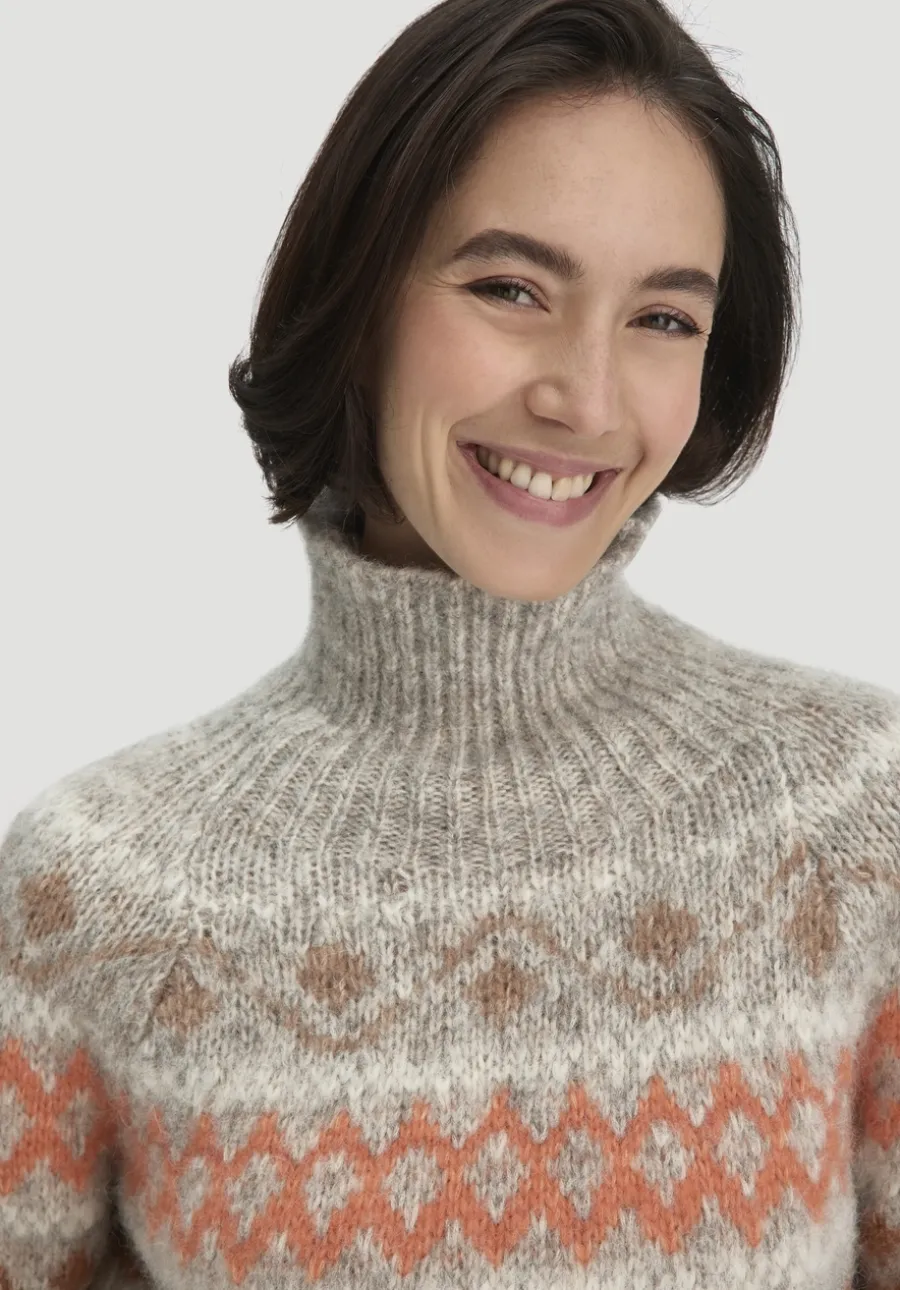 Strick Pullover Relaxed aus Alpaka mit Bio-Baumwolle von hessnatur