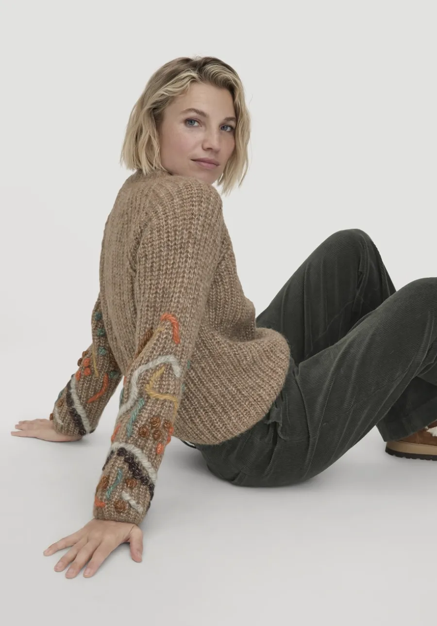 Strick Pullover Relaxed aus Alpaka mit Bio-Baumwolle von hessnatur