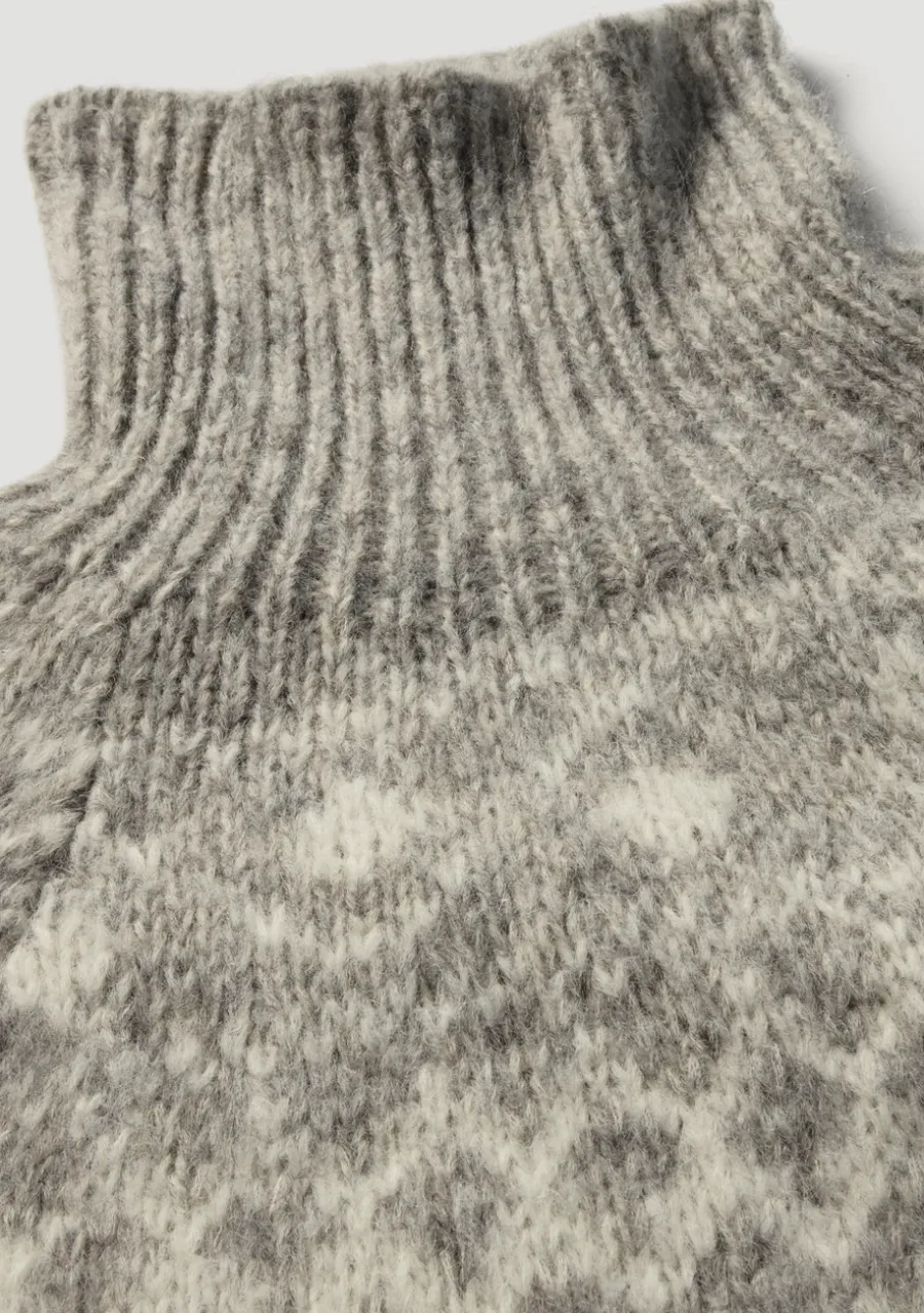 Strick Pullover Relaxed aus Alpaka mit Bio-Baumwolle von hessnatur