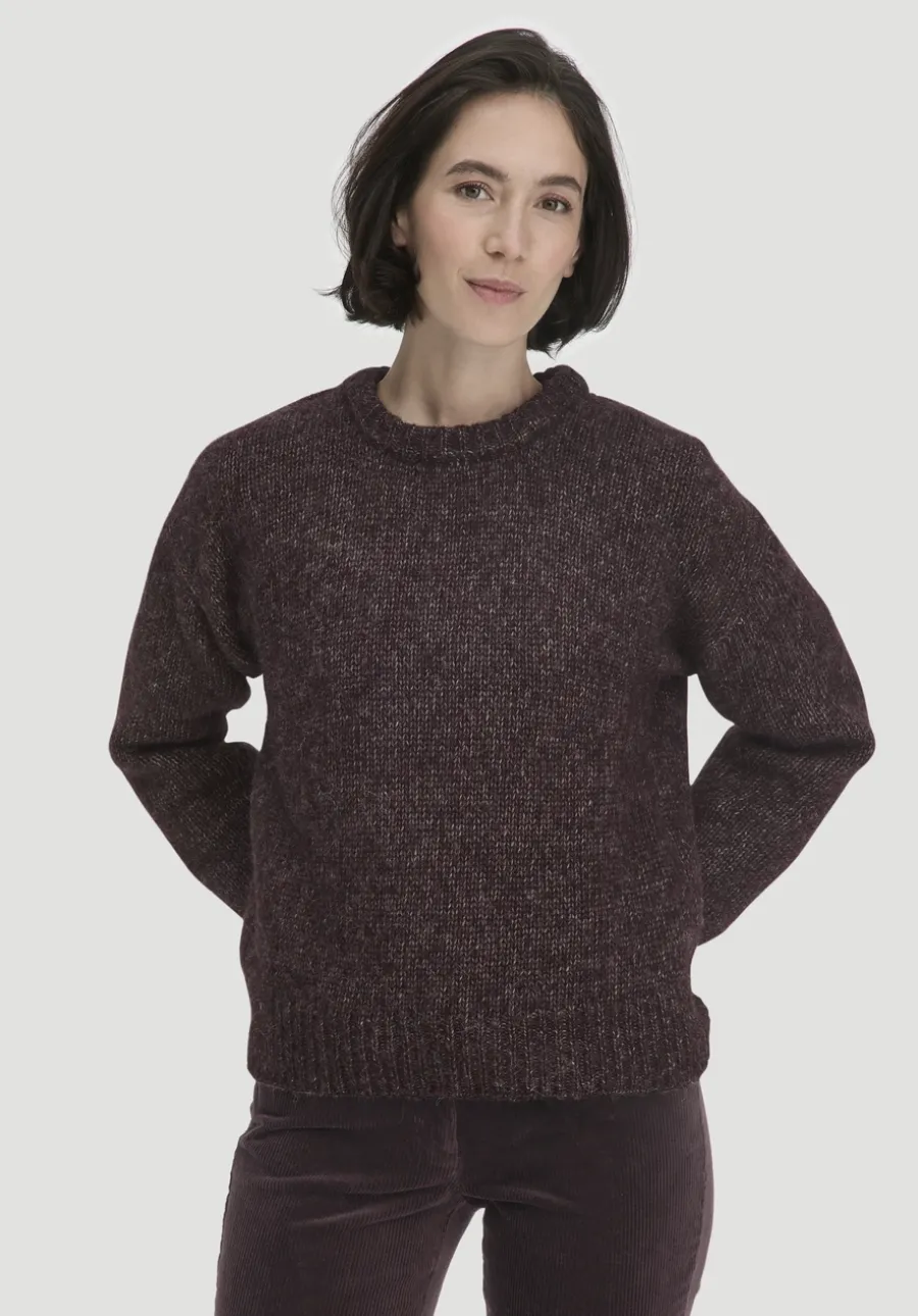 Strick Pullover Relaxed aus Alpaka mit Bio-Baumwolle von hessnatur