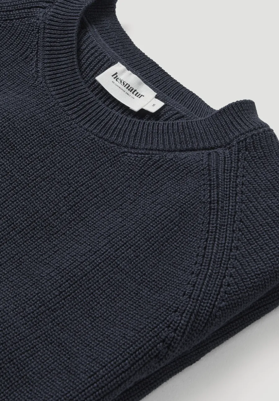 Strick Pullover Relaxed aus reiner Bio-Baumwolle von hessnatur