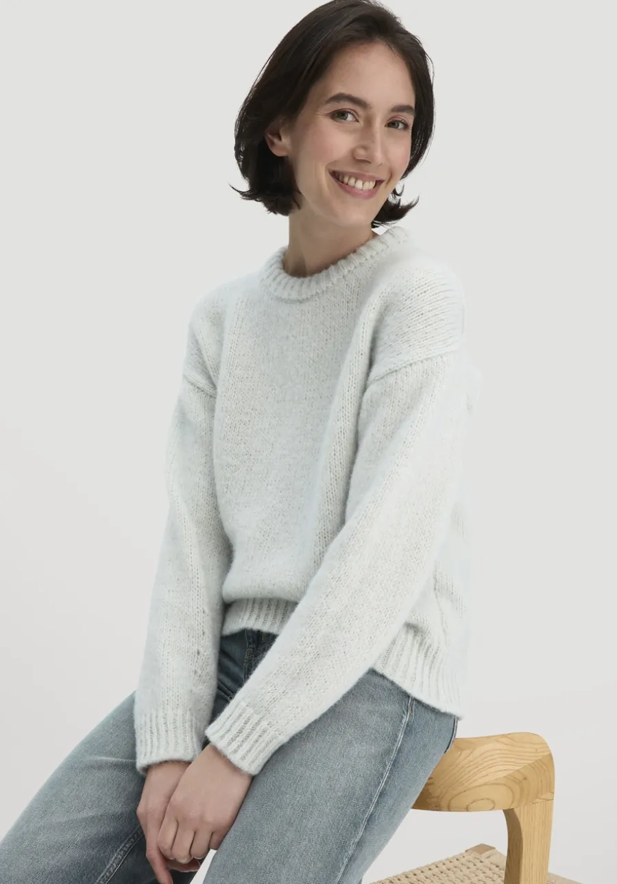 Strick Pullover Relaxed aus Alpaka mit Bio-Baumwolle von hessnatur