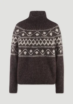 Strick Pullover Relaxed aus Alpaka mit Bio-Baumwolle von hessnatur