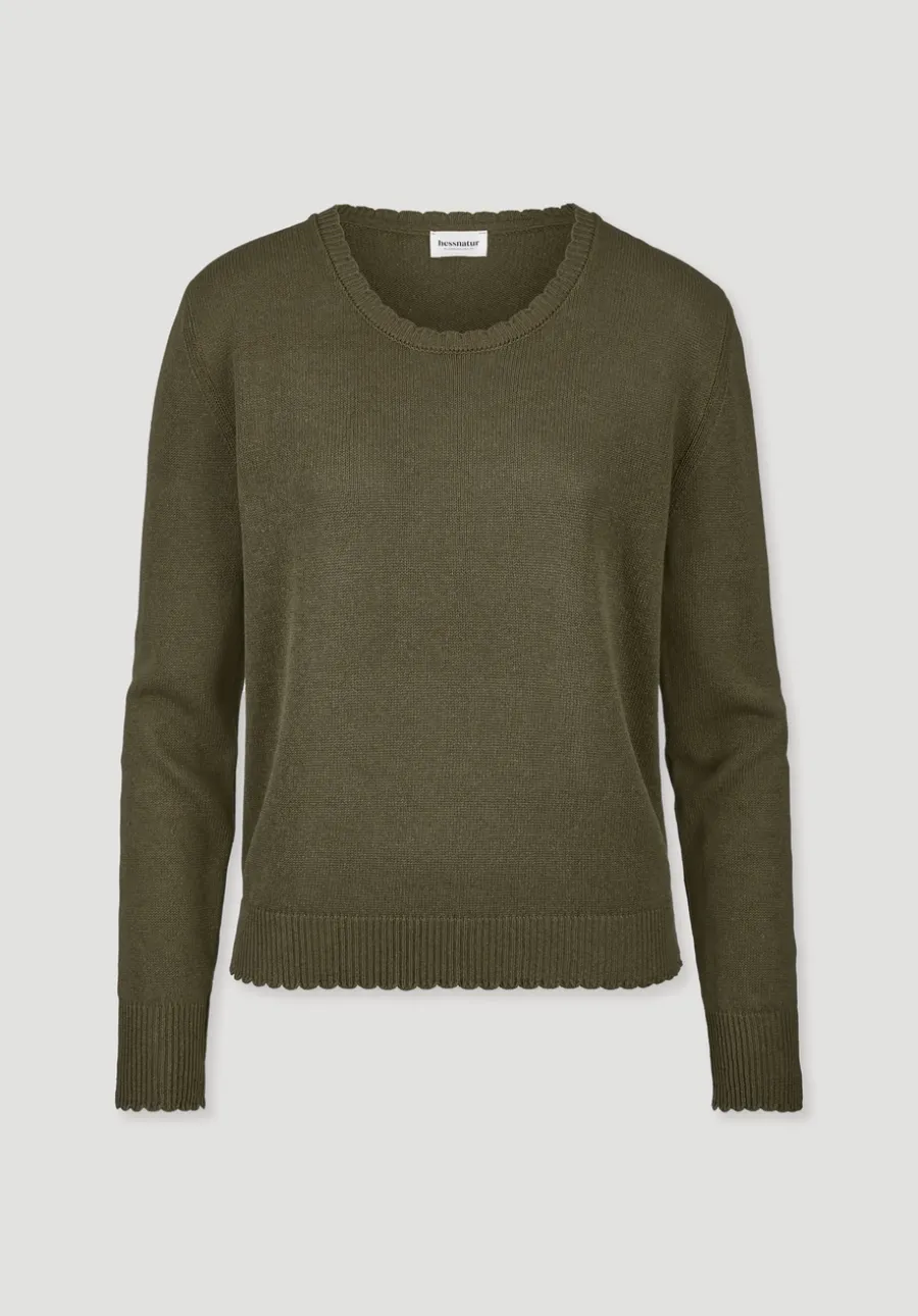 Strick Pullover Relaxed aus Leinen mit Bio-Baumwolle und LENZING™ ECOVERO von hessnatur