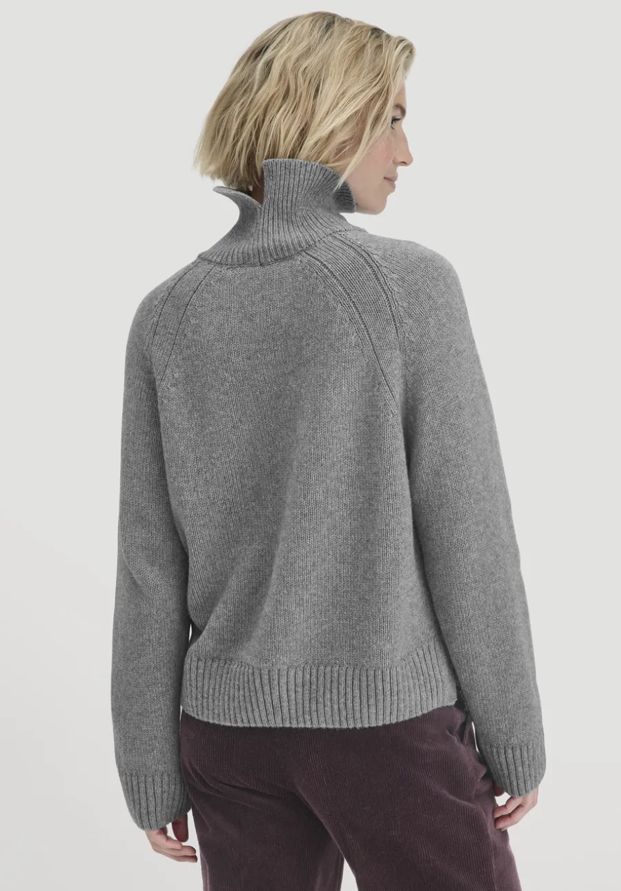 Strick Pullover Relaxed aus Bio-Merinowolle mit Bio-Baumwolle von hessnatur
