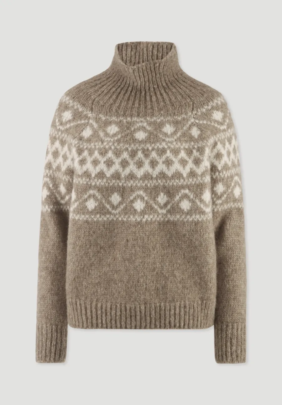 Strick Pullover Relaxed aus Alpaka mit Bio-Baumwolle von hessnatur