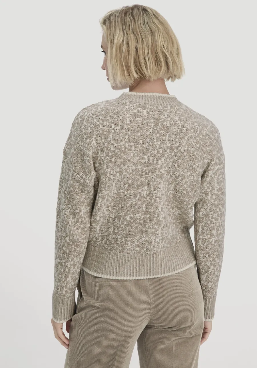 Strick Pullover Relaxed BETTER RECYCLING aus reiner Bio-Merinowolle von hessnatur