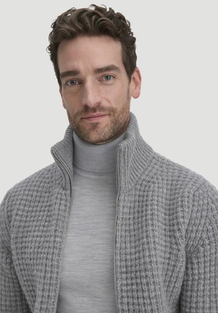Strick Rollkragen Pullover Regular aus reiner Bio-Merinowolle von hessnatur