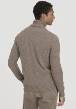 Strick Rollkragen Pullover Regular aus Yakwolle und Schurwolle von hessnatur