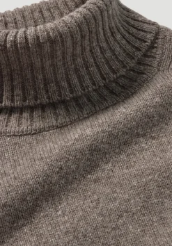 Strick Rollkragen Pullover Regular aus Yakwolle und Schurwolle von hessnatur