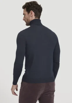 Strick Rollkragen Pullover Regular aus reiner Bio-Merinowolle von hessnatur