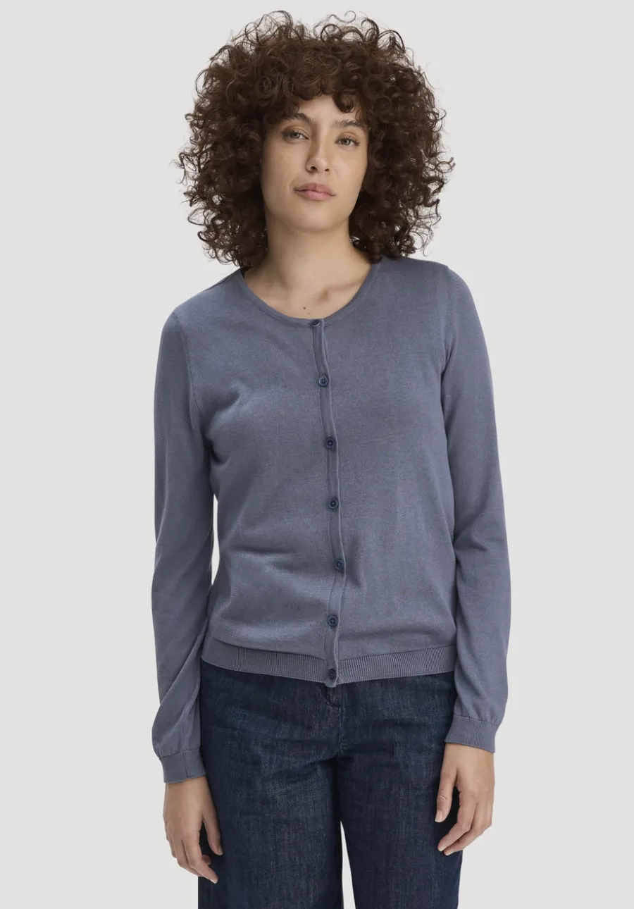 Strickjacke Regular aus TENCEL™ Lyocell mit Bio-Baumwolle von hessnatur