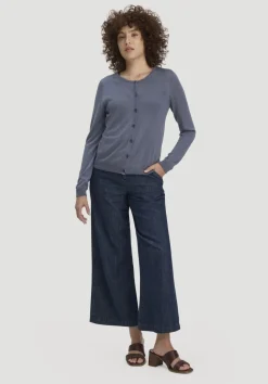 Strickjacke Regular aus TENCEL™ Lyocell mit Bio-Baumwolle von hessnatur