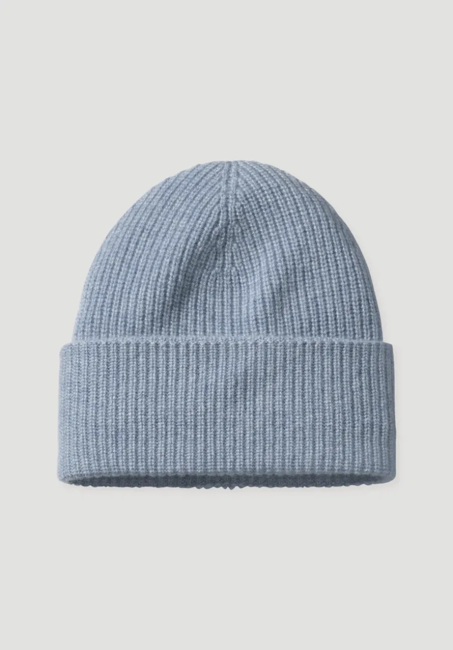 Strickmütze aus Bio-Merinowolle mit Cashmere von hessnatur