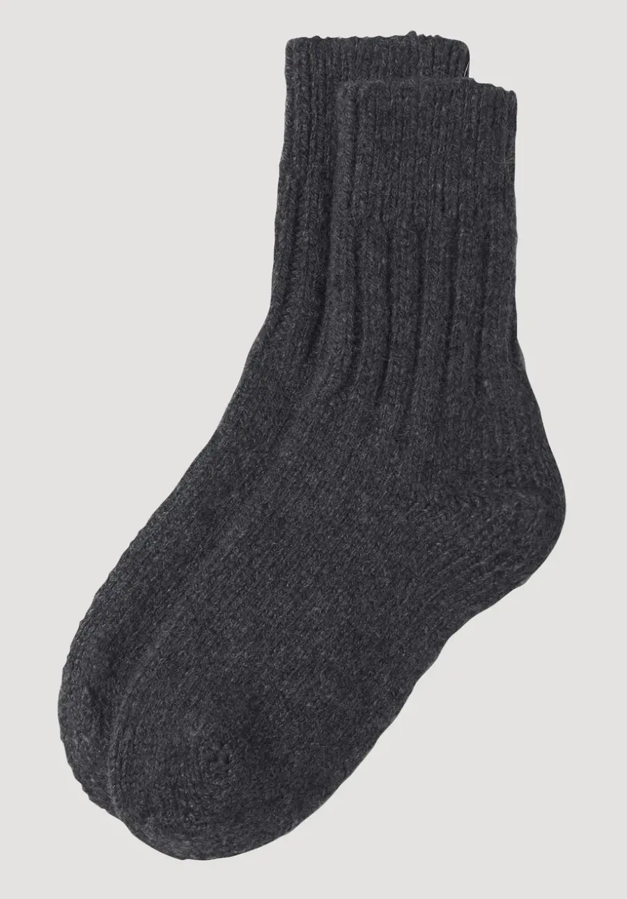 Stricksocke aus reiner Bio-Merinowolle von hessnatur