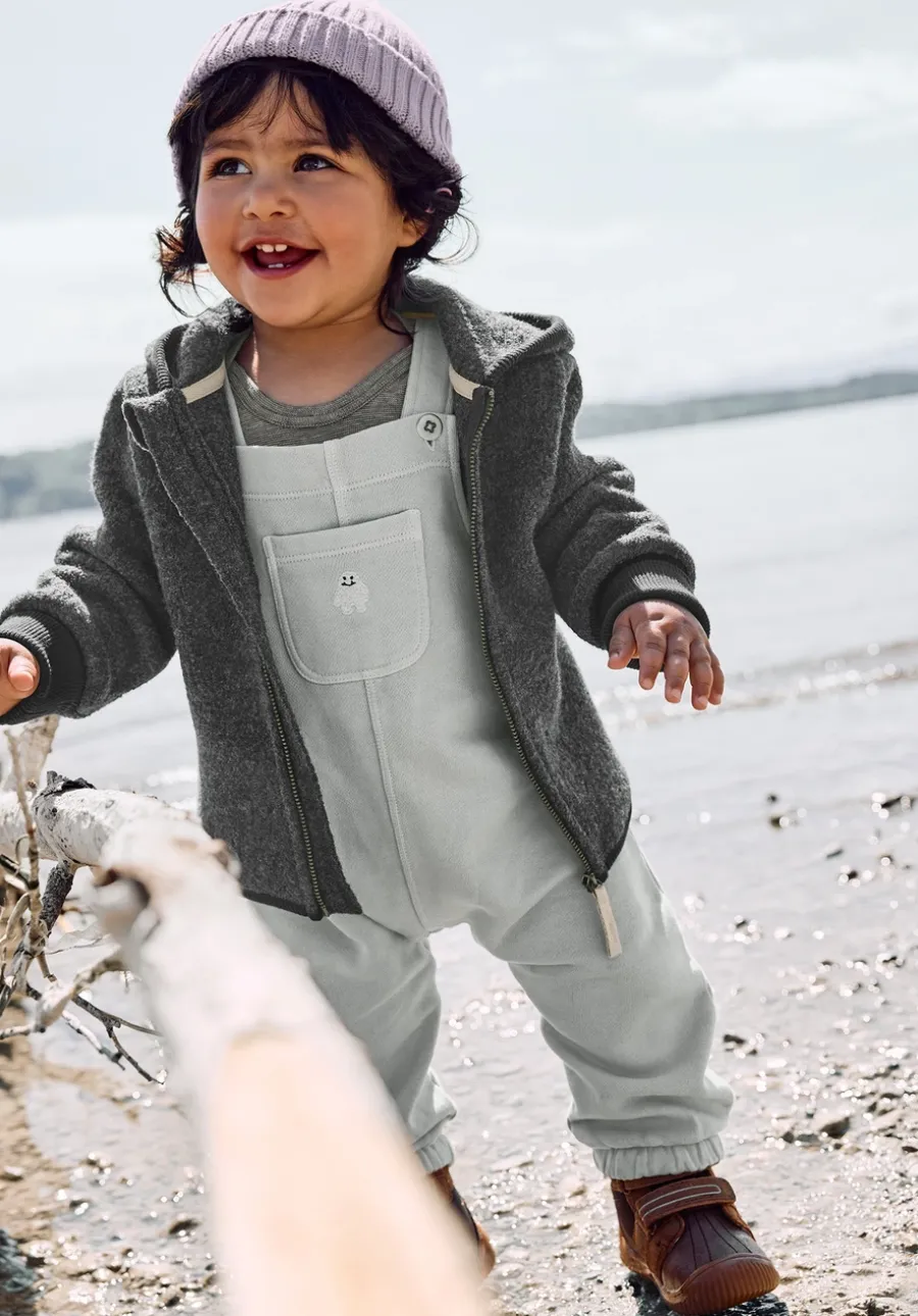 Sweat Latzhose GARMENT DYE aus reiner Bio-Baumwolle von hessnatur