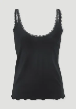 Tanktop COTTON FEEL LACE aus Bio-Baumwolle von hessnatur
