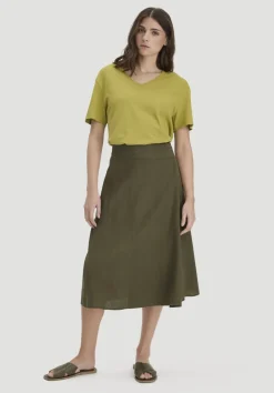 T-Shirt Oversize aus Leinen und Bio-Baumwolle von hessnatur