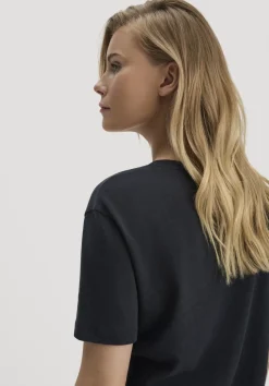 T-Shirt Oversize aus Leinen und Bio-Baumwolle von hessnatur
