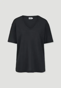 T-Shirt Oversize aus Leinen und Bio-Baumwolle von hessnatur