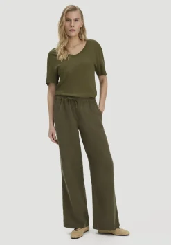 T-Shirt Oversize aus Leinen und Bio-Baumwolle von hessnatur