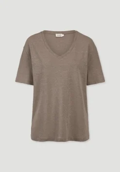 T-Shirt Oversize aus Leinen und Bio-Baumwolle von hessnatur