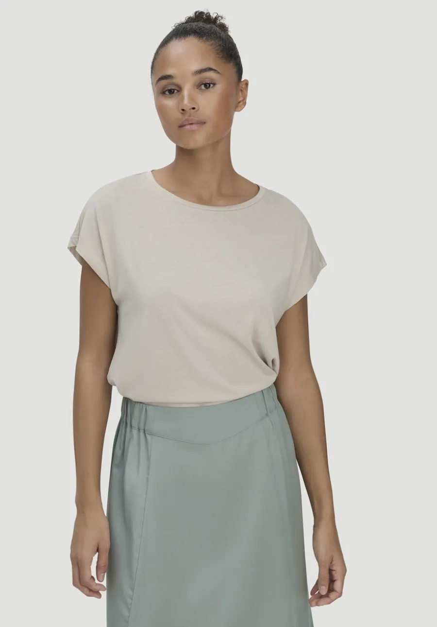 T-Shirt Oversize aus TENCEL™ Lyocell mit Bio-Baumwolle von hessnatur