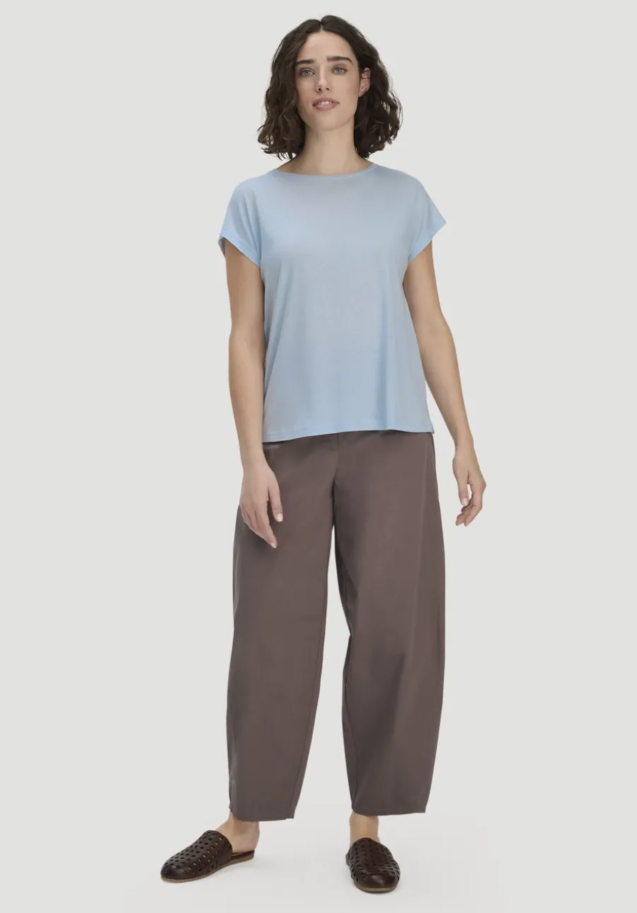 T-Shirt Oversize aus TENCEL™ Lyocell mit Bio-Baumwolle von hessnatur