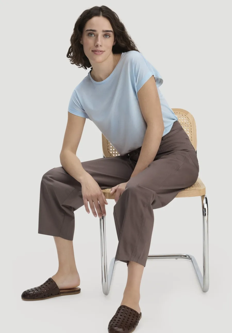 T-Shirt Oversize aus TENCEL™ Lyocell mit Bio-Baumwolle von hessnatur