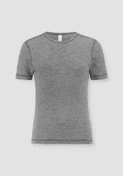T-Shirt PURE FUNCTION mit Bio-Merinowolle und Seide von hessnatur