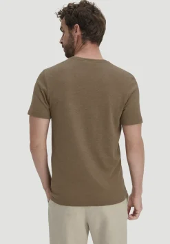 T-Shirt Regular aus Leinen und Bio-Baumwolle von hessnatur
