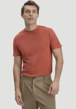 T-Shirt Regular aus Leinen und Bio-Baumwolle von hessnatur