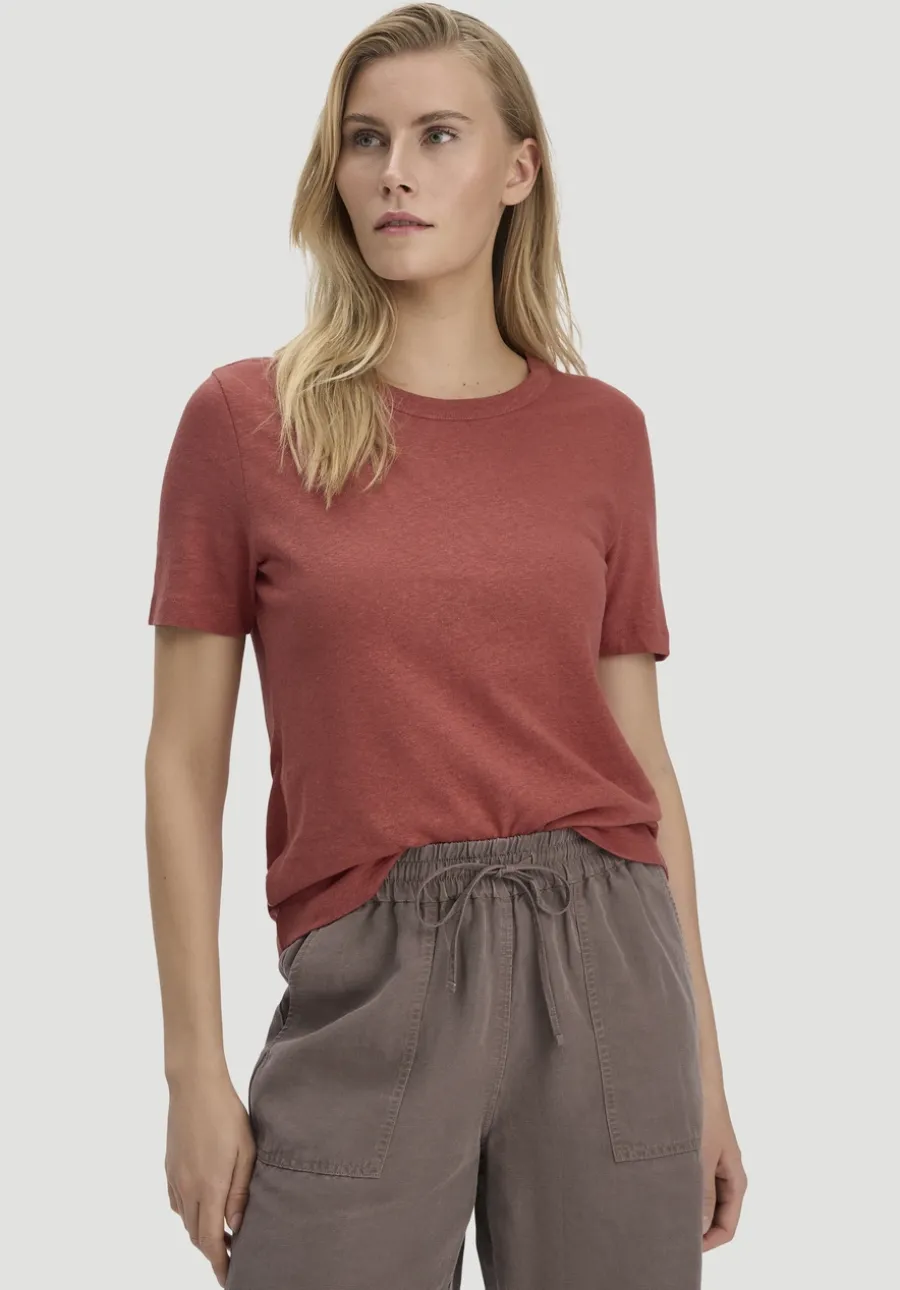 T-Shirt Relaxed aus Leinen und Bio-Baumwolle von hessnatur